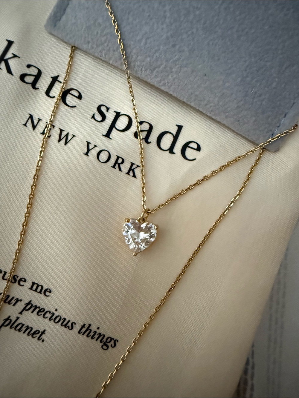 Kate Spade Heart Pendant Necklace
